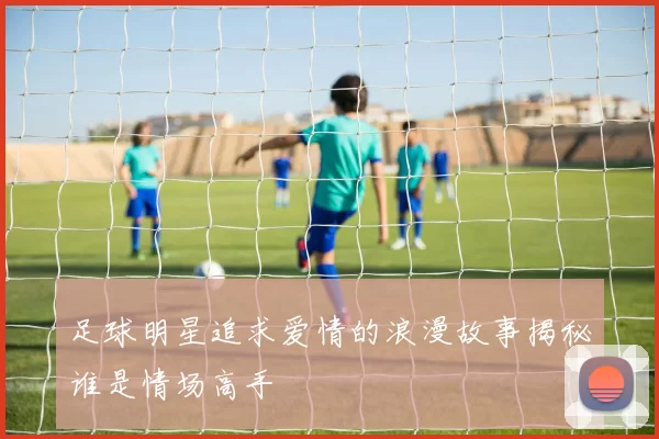 足球明星追求爱情的浪漫故事揭秘谁是情场高手