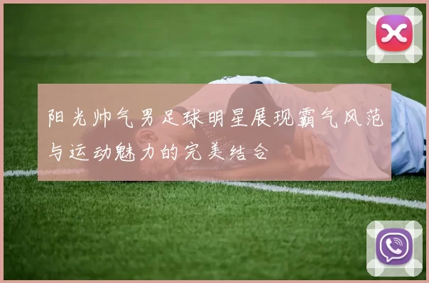 阳光帅气男足球明星展现霸气风范与运动魅力的完美结合