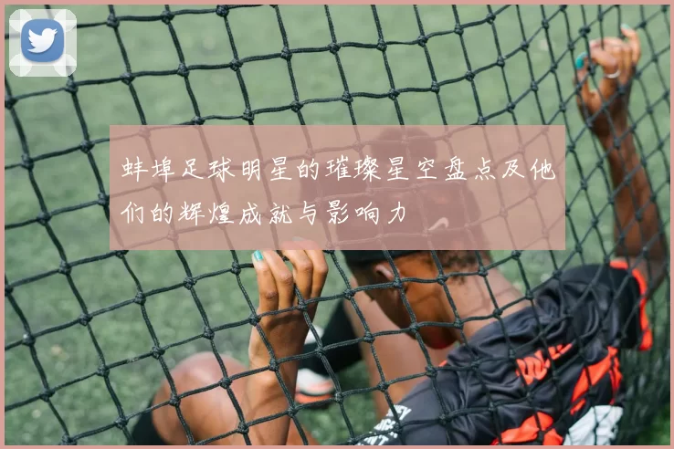 蚌埠足球明星的璀璨星空盘点及他们的辉煌成就与影响力